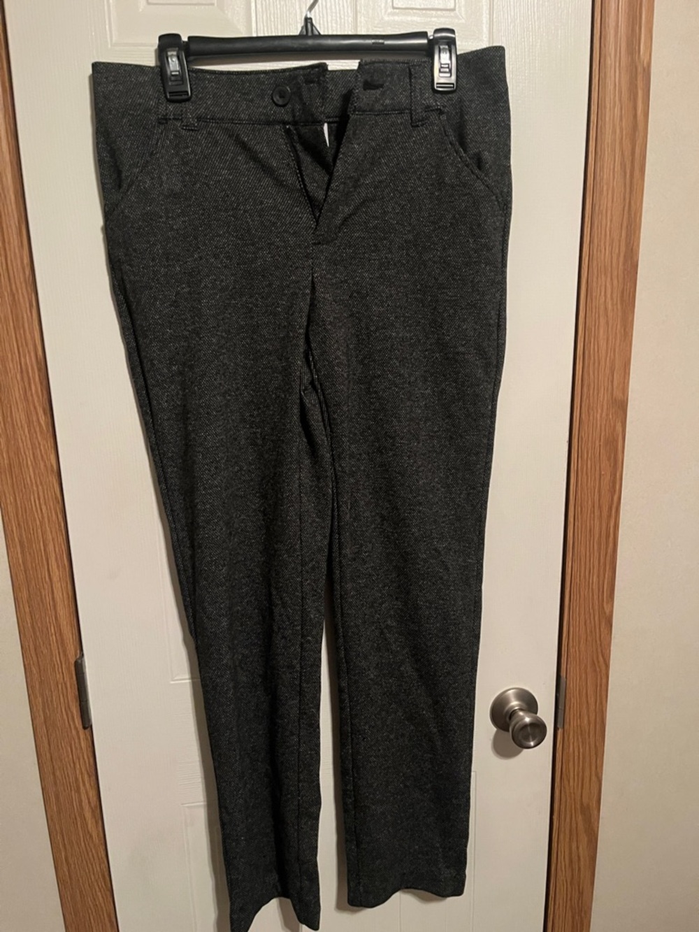 Time and Tru Charcoal Textured Dress Pants